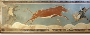 art minoen style taureau de Knossos