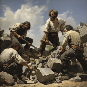R&eacute;alisme styke Courbet