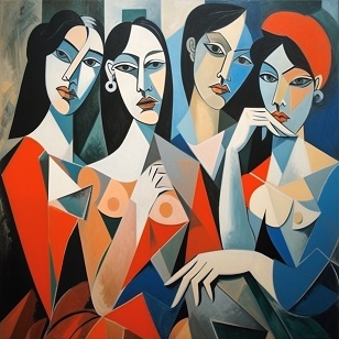 Cubisme style Picasso