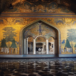 mosaique style jeune Islam